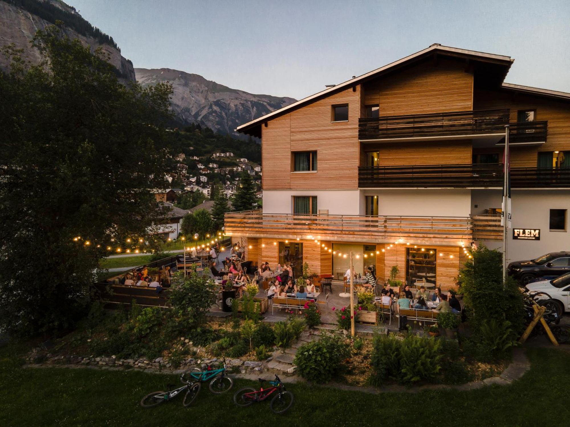 Flem Mountain Lodge Flims Exterior foto